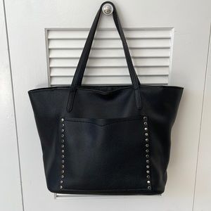 Rebecca Minkoff black leather tote
